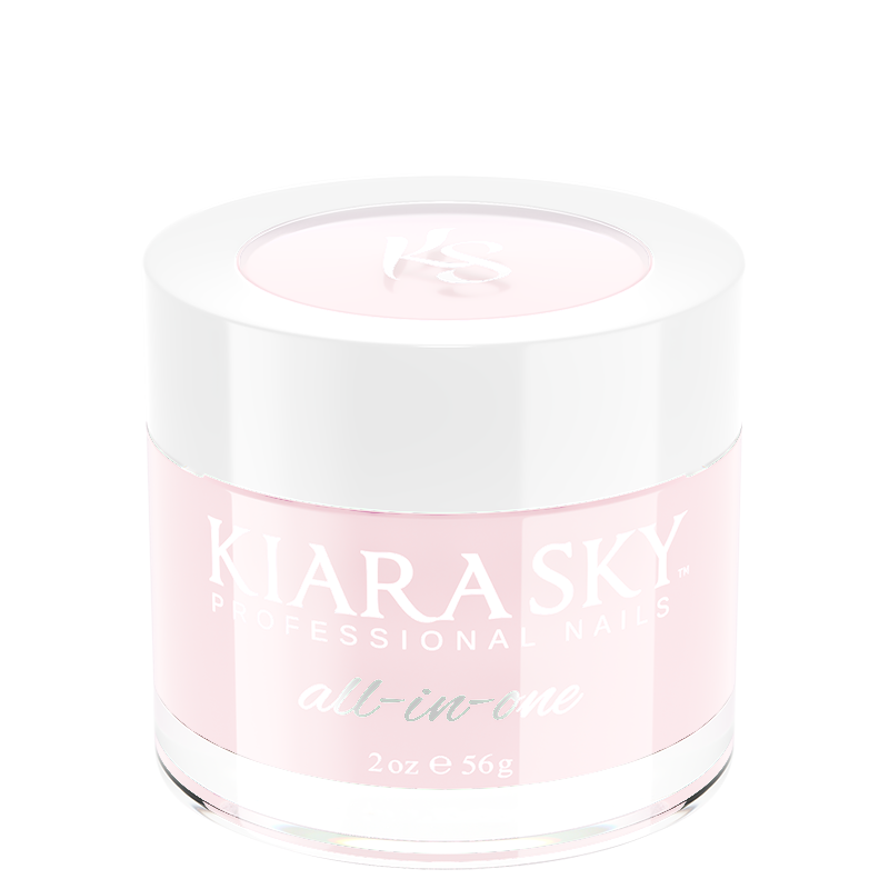 Hint of Pink cover acrylic powder in a jar